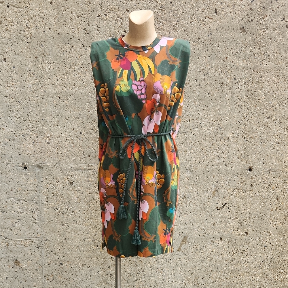 Floral Green Dress